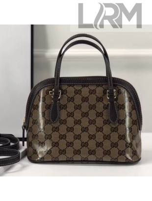 Gucci 341504 Top Handle Bag Brown