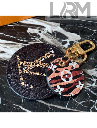 Louis Vuitton Animal Key Holder and Bag Charm Black 2021