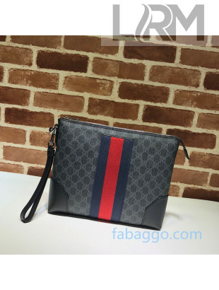 Gucci GG Black Men's Pouch Bag ‎523603 2020