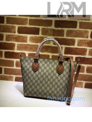 Gucci GG Canvas Tote Bag 432124 Brown 2020