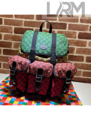 Gucci Multicolor GG Canvas Backpack 626160 Multico 2021