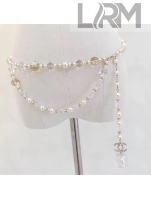 Chanel Pearl Resin Belt AB2563 2019