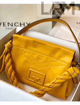 Givenchy ID 93 Large Shoulder Bag in Smooth Leather Yellow 2020
