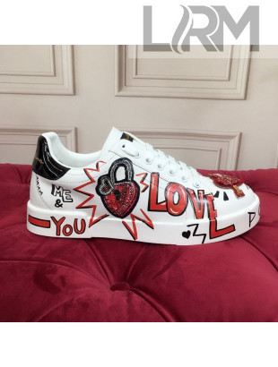 Dolce Gabbana New Dglimited Portofino Love Lock Sneakers 14 2020 (For Women and Men)