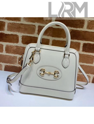 Gucci 1955 Horsebit Small Top Handle Bag 621220 White 2020