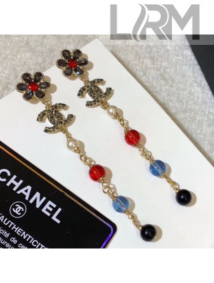 Chanel Bloom Long Earrings AB3163 2019