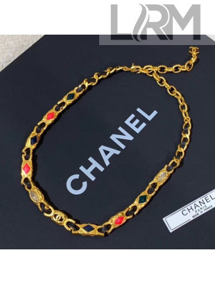Chanel Stone Choker Necklace AB3017 2019
