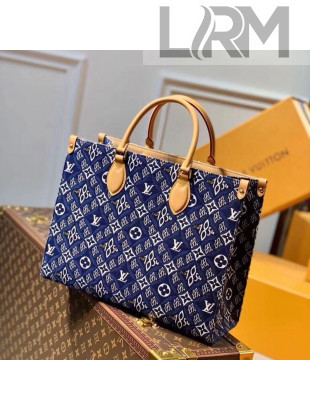 Louis Vuitton Since 1854 OnTheGo MM Tote Bag M57396 Blue 2021