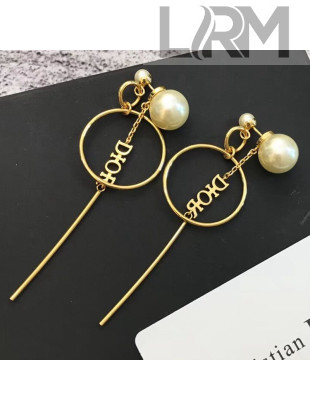 Dior Hoop Blend Long Earrings 2019