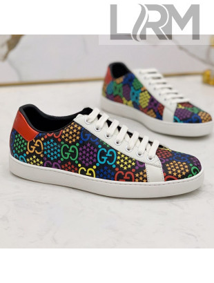 Gucci GG Star Psychedelic Ace Sneakers ‎610086 White 2020 (For Women and Men)