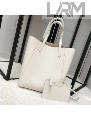 Givenchy Medium Shopper Tote in Smooth Leather White 2018