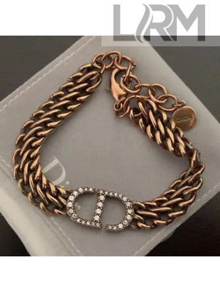 Dior Chain CD Bracelet Aged Gold 2021
