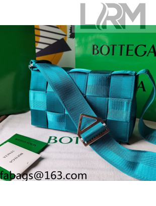Bottega Veneta Cassette Ribbon Small Crossbody Bag 680513 Blue 2021