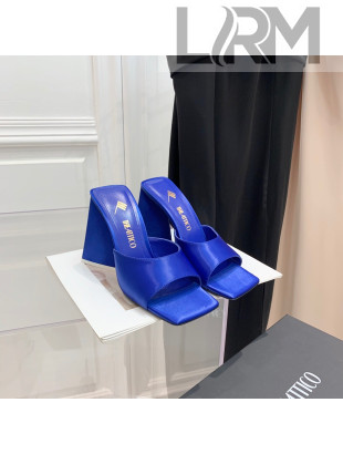 The Attico Calfskin High Heel Slide Sandals 10.5cm Sky Blue 2022 