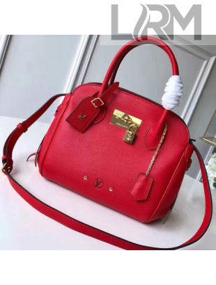 Louis Vuitton Veau Nuage Calf Leather Milla PM Handbag M54349 Red 2018