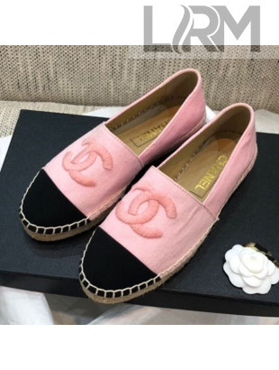 Chanel Denim Espadrilles G29762 Pink 2021