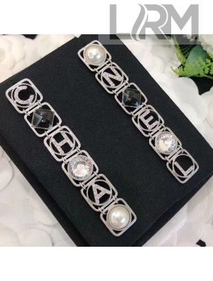 Chanel Crystal Stone Earrings 2021