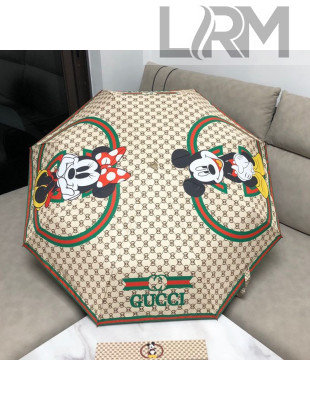 Gucci x Mickey Mouse Umbrella Beige 2021 08