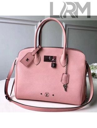 Louis Vuitton Veau Nuage Calf Leather Milla MM Handbag Rose Poudre 2018