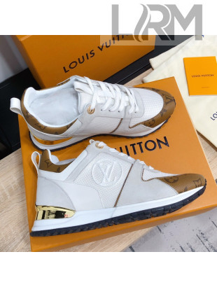 Louis Vuitton Run Away Calfskin Sneakers Brown Monogram/White 2021（Top Quality）