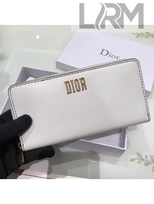 Dior Dio(r)evolution Zip Around Wallet  White 2018