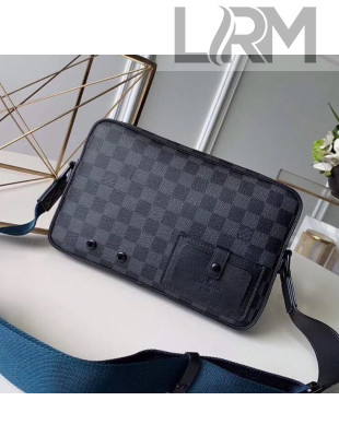 Louis Vuitton Men's Alpha Messenger Bag Damier Graphite Canvas N40188 2019