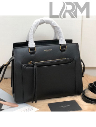 Saint Laurent East Side Small Tote Bag in Smooth Leather 554116 Black 2019