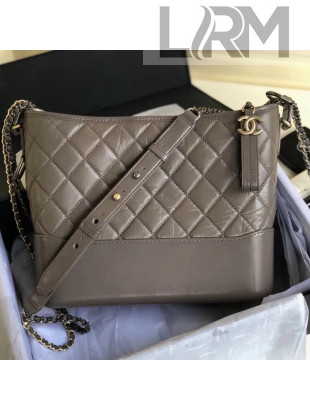Chanel Gabrielle Medium Hobo Bag A93824 Gray 2018