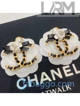 Chanel Bow and Camellia CC Earrings AB4592 2020