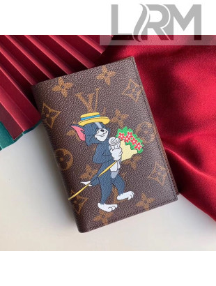 Louis Vuitton Monogram Canvas Tom and Jerry Print Passport Cover M64411 2019
