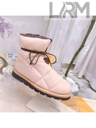 Louis Vuitton Nylon Pillow Comfort Ankle Boot Pink 2021
