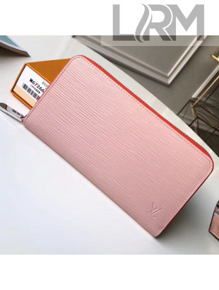 Louis Vuitton Zippy Epi Leather Wallet M67266 Pink 2019