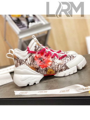 Dior D-Connect Sneakers in Print Technical Fabric 04 2020