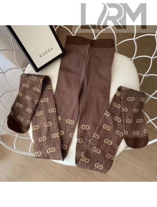 Gucci GG Knit Tights 09 Dark Brown 2020