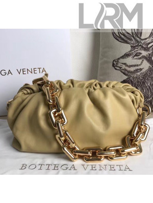 Bottega Veneta The Chain Pouch Clutch Bag With Square Ring Chain Ywllow 2020