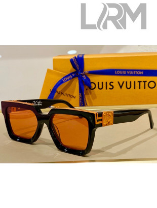 Louis Vuitton Millionaires Sunglasses LV96006 Black/Orange 2021