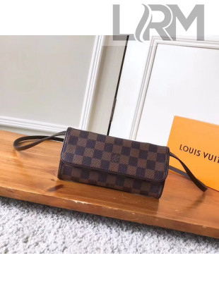Louis Vuitton Damier Ebene Canvas Small Belt Bag 2018