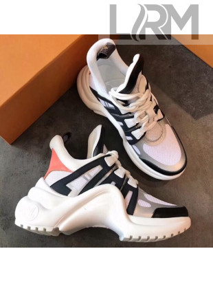 Louis Vuitton Sci-fi Sneakers Black/White/Orange New Color 2019
