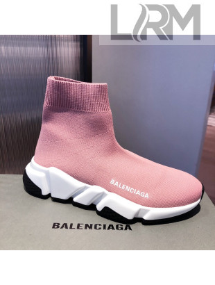 Balenciaga Speed Knit Sock Boot Sneaker Pink 2021 03 ( For Women and Men)