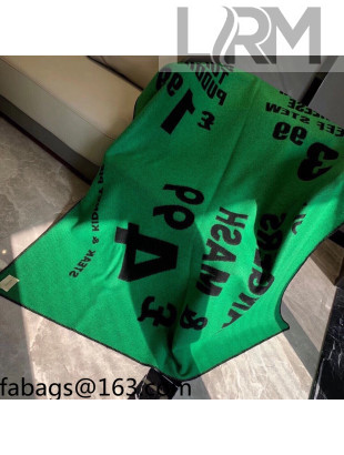 Celine Wool Blanket Green 130x180cm 2021 110261
