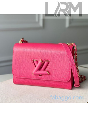 Louis Vuitton Twist MM Chain Bag in Epi Leather M50282 Pink 2020