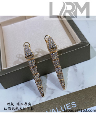 Bvlgari Serpenti Viper Earrings BE27 Gold 2021