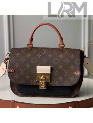 Louis Vuitton Vaugirard Monogram Canvas Messenger Top Handle Bag M44354 Black 2019