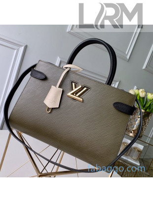 Louis Vuitton Twist Tote Bag in Epi Leather M53726 Green 2020