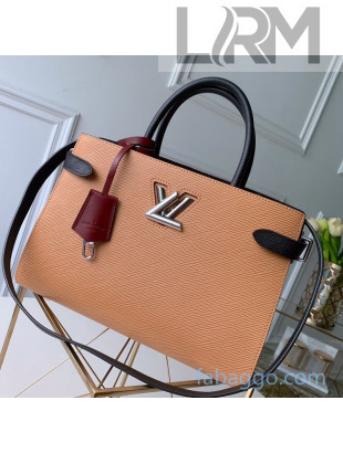 Louis Vuitton Twist Tote Bag in Epi Leather M51846 Apricot 2020
