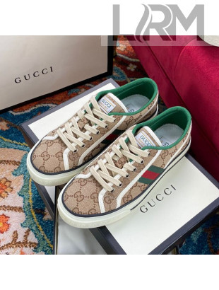 Gucci Tennis 1977 Low-Top Sneakers in Beige GG Canvas 24 2020 (For Women and Men)