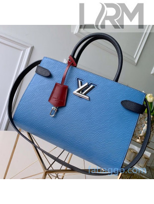 Louis Vuitton Twist Tote Bag in Epi Leather M53726 Blue 2020