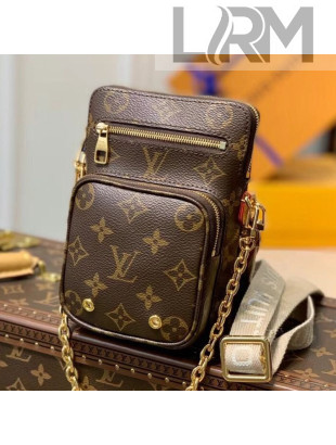 Louis Vuitton Utility Phone Sleeve Crossbody Bag in Monogram Canvas M80746 2021