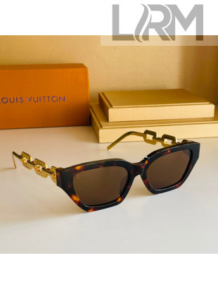 Louis Vuitton Sunglasses Z1473E Brown 2021
