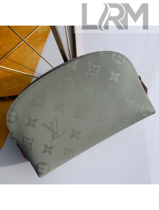 Louis Vuitton Men's Monogram Cosmetic Pouch M47515 Light Grey